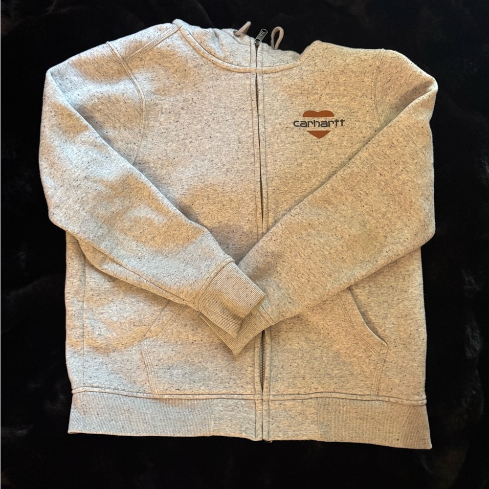 women’s L carhartt zip up
